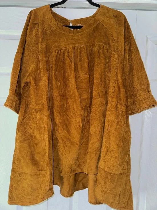 Free People "Memories of You" Corduroy Oversized - Picture 3 of 4